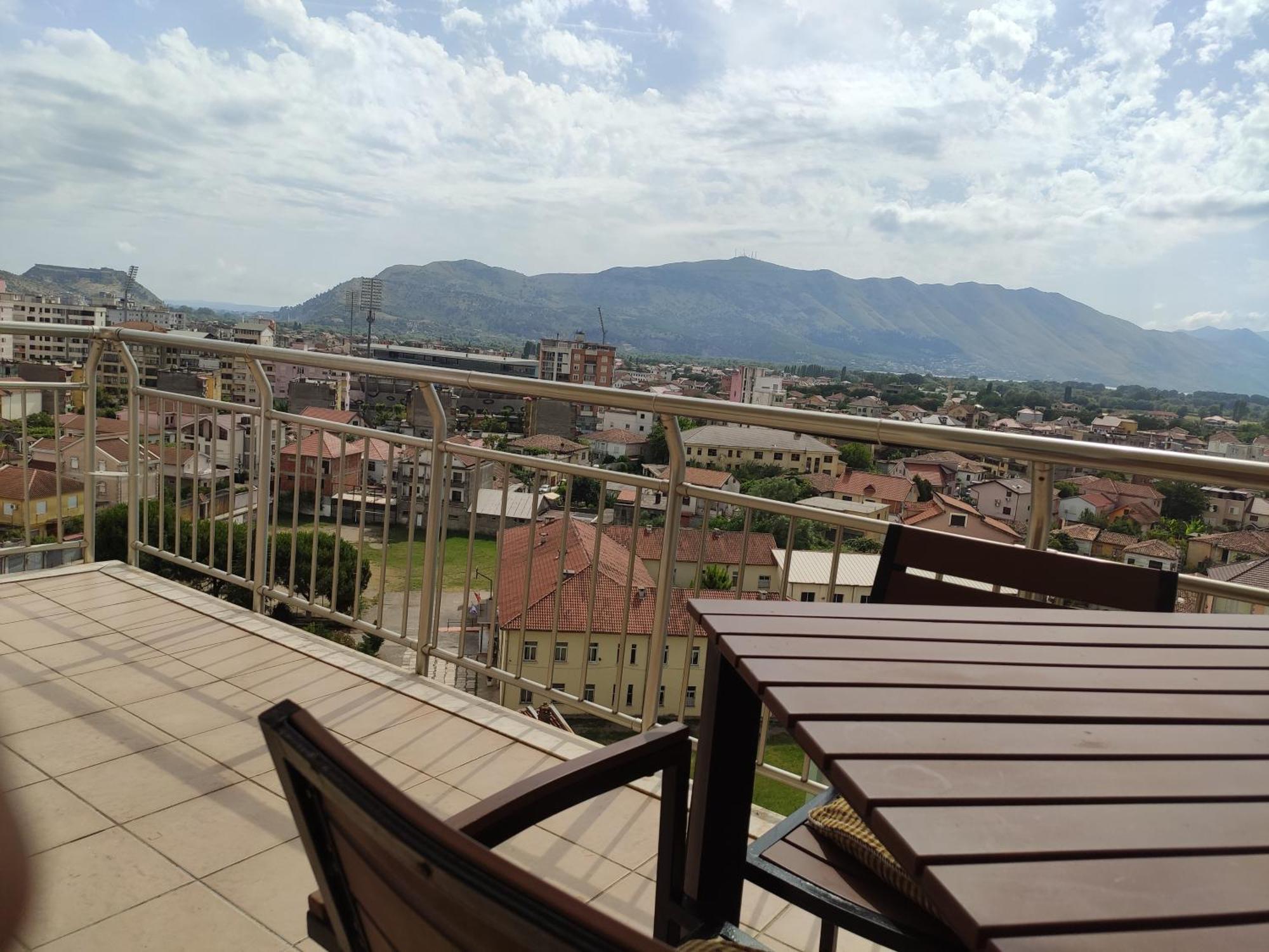 Sunset View Apartment Shkoder Rooftop Exterior foto
